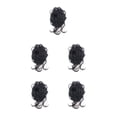 thumbnail image 1 of VONKY Messy Curly Hair Buns Safe And Reliable Fit For Any Face Shape Fit For Any Face Shape And Any Skin natural black 5Set, 1 of 6