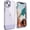 Transparent & Purple, variant on elago Glide Armor Case Designed for iPhone 14 Plus Case, Drop Protection, Shockproof Protective TPU, Mix and Match Style, Enhanced Camera Guard [Transparent/Lovely Pink]
