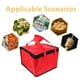 thumbnail image 4 of Bolsa isotérmica para reparto de comida, bolsa térmica para pizza, bolsa nevera portátil para la compra, 4 of 7