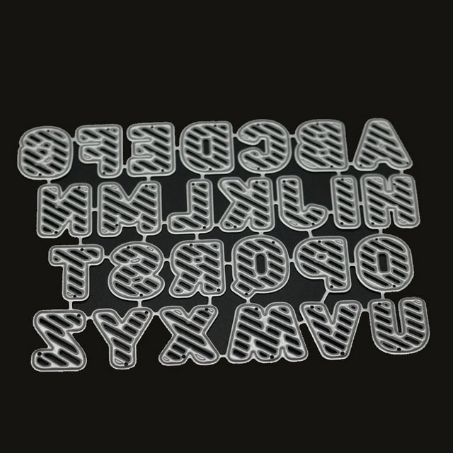 Large Big Alphabet Letters Cutting Dies Stencils Metal for DIY Scrapbooking