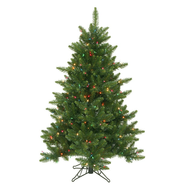 Vickerman Pre-Lit 4.5' Camdon Fir Artificial Christmas Tree, Dura-Lit ...