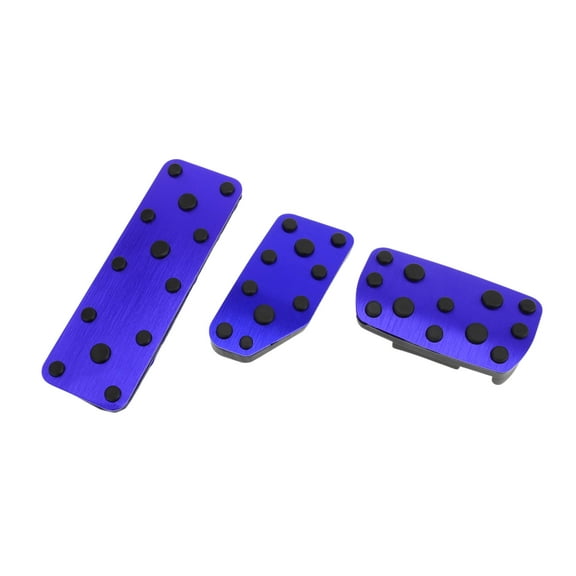 Unique Bargains 3 Pcs Automatic Foot Pedal Pads Foot Accelerator Pedal Covers for Subaru Forester 2019-2021 Stainless Steel Blue