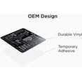 thumbnail image 4 of Autocollant de Raccourci de Clavier de Référence Mac OS X - Vinyle Blanc Mat Premium - s'Adapte à Tout MacBook Air Ou Pro Ou iMac Ou Mini, 4 of 4