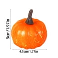 thumbnail image 2 of Decorr 10 Pack Mini Artificial Pumpkins, 2" Fall Harvest Simulation Pumpkins Decor Fake Fruit Home Decor for Halloween Thanksgiving Party Decorations (Red), 2 of 6