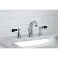 thumbnail image 2 of Kingston Brass KB981AKL Duchess Widespread Bathroom Faucet with Plastic Pop-Up, Polished Chrome, 2 of 5