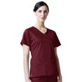 thumbnail image 1 of Maevn Womens Blossom Mock Wrap Top, 1 of 1