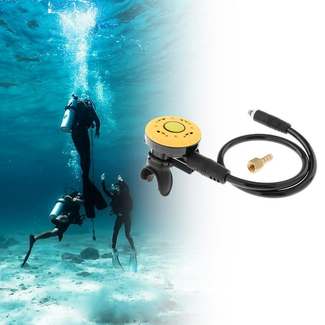 Regulador de buceo, ajustador de válvula de respiración secundaria de etapa, de pipa de agua para repuesto de equipo de buceo, , AMARILLO DYNWAVEMX regulador de buceo