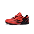thumbnail image 3 of UKAP Chaussures de Soccer pour Filles et Garçons, Espadrilles de Sport à Bout Rond, Chaussures de Soccer Confortables pour Extérieur, Rouge 12c, 3 of 4