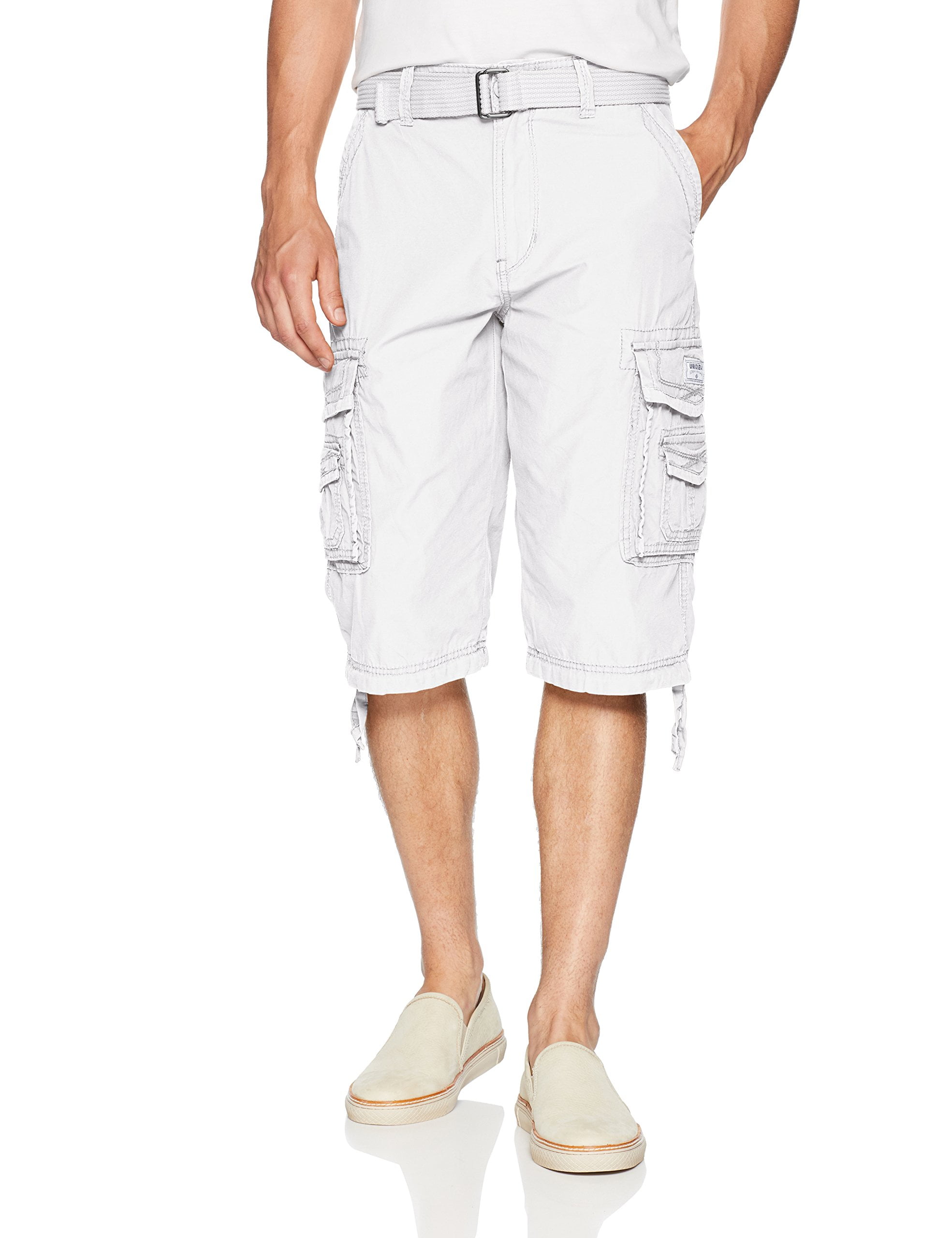 Unionbay Mens Belted Double Stack Cargo 