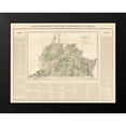 thumbnail image 2 of Unknown 14x12 Black Modern Framed Museum Art Print Titled - Virginia - 1825, 2 of 5