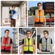 thumbnail image 4 of Chaleco de Seguridad AK A-KSAFETY XSmall Rosa de Alta Visibilidad, 4 of 5