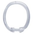 thumbnail image 1 of Mainstays Plastic Shower Curtain Rings, Clear, Set of 12, 1 of 5