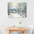 thumbnail image 2 of Nawypu  Christmas Lane Canvas Wall Decor by Artist Carol Robinson for Living Room, Bedroom, Bathroom, Kitchen, Office, Bar, Dining &amp; Guest Room - Ready to Hang -, 2 of 4