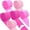 Pink, variant on Pink Crepe Paper 6 Pcs Streamers for Party Decorations, Birthday Wedding DIY Crafts, Gift Wrapping Supplies