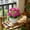 Wine#2080, variant on Rwvbm Artificial Rose Flower Arrangement in Ceramic Pot, Realistic Faux Rose Bouquet for Home Office Table Centerpiece Wedding Decor, 8 Inch