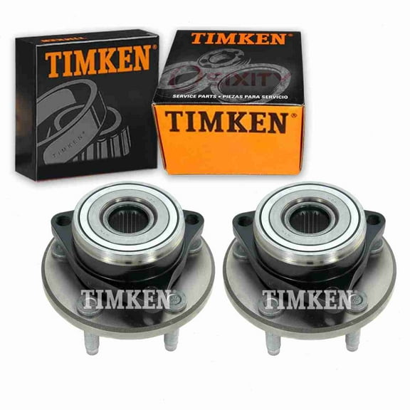 2 pc Timken 513100 Wheel Bearing Hub Assembly for 3F1Z1104BA 400.61002 713100 725-0006 BR930179 F50Y1104A F7DC2C300AB/XF1Z1104AE F8RZ1104AA HUB12 XF1Z1104AE XF1Z1104BA XFI22C300BB Driveline Axle