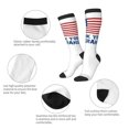 thumbnail image 3 of Knee High Socks for Men and Women, Thank You Veterans Althletic Compression Socks, Support Long Tube Socks for Outdoor Sport, Calf Socks, High Stockings for Women Men, 3 of 7