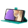 thumbnail image 3 of Allytech Wallet Phone Case for Samsung Galaxy A33 5G,Full Protection Embossed Leather Magnetic Flip Holder Card Slots Protective Cover,Green, 3 of 10