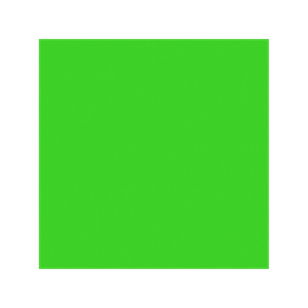BANDANA Solid Neon Green Bandana Single Piece 14x14