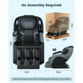 thumbnail image 3 of 4D Massage Chair, Zero Gravity Shiatsu with Stretching Function, Bluetooth, Heating, Leather, 3 of 8