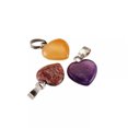 thumbnail image 2 of U8MO 20pcs Natural & Synthetic Mixed Gemstone Charms Heart Stone Pendants 12.5~13mm, 2 of 8