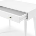 thumbnail image 5 of Camaflexi Mid Century Modern Desk Solid Wood Writing Table for Small Spaces, White, 5 of 8