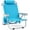 Light Blue, variant on VibrantEcho Beach Chair, 330lbs Backpack Lounger with 5-Position Backrest, Storage Bag, Side Pocket, Towel Bar & Headrest, Foldable Low Beach Lounge, Portable Aluminum Lay Out Camp Chair (Blue)