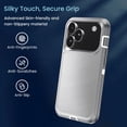 thumbnail image 4 of Entronix 3-in-1 Heavy Duty Case Compatible with iPhone 17 Pro with Screen Protector, Gray, 4 of 8