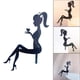 thumbnail image 2 of Adorno de torta Macarena Tacones altos Chica Dama Corazon negro, 2 of 7