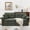 Green, variant on Sailvan 83" Loveseat Sofa, Comfy Corduroy Cloud Couch with Deep Seat, Modern 2-3 Person Sofa for Living Room, Apartment and Small Spaces