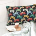 thumbnail image 4 of Kdxio Retro Video Game Print Pillow Covers Rectangle Bedroom Decor 14"x20", 4 of 6