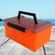 thumbnail image 1 of Caja de almacenamiento de cebo para señuelos orificios de drenaje integrados gran capacidad para amantes de la pesca, 1 of 7