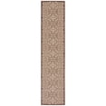 thumbnail image 6 of SAFAVIEH Courtyard Holly Geometric Indoor/Outdoor Runner Rug, 2'3" x 6'7", Chocolate/Natural, 6 of 10