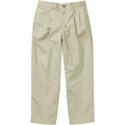 George - Husky Boys' Pleat-Front Twill Pants