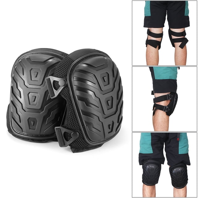 Rodilleras Acolchado De Espuma Resistente Profesional Cojín Cómodo Correas Dobles Fuertes Protector De Rodilla Ajustable Kearding TO003470-00