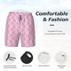 thumbnail image 3 of Fotbe Breast Cancer Awareness5 Traje de Baño para Hombre – Shorts de Natación de Secado Rápido con Forro y Bolsillos-Medium, 3 of 6