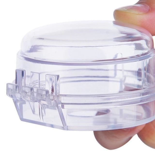 Cubierta de Perilla de Estufa de Gas, Protector de Perilla de Prueba de Tamaña de Tamaamo Compacto Buen Plásado de Sellado para la Cocina Casera