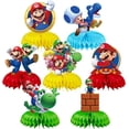 thumbnail image 2 of Honeycomb Centerpiece Super Brother Themed Party Supplies Birthday Party Decoration (7 Pcs), 2 of 8