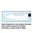 thumbnail image 5 of Seki Japan Whetstone Knife Sharpening Angle Guide, 3.7 inch Stainless Steel Knife Sharpening Guide Rails for Grinding Knife Blade, 5 of 7