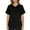1Black287, variant on Women'S T Shirts Work Tunic Pocket V Neck Healthcare Service Industry Staff Durable Easy Care Short Sleeve Solid Color Fashionable Cozy Outdoor Activities Tee