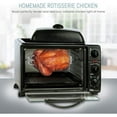 thumbnail image 6 of Elite Gourmet ERO-2008S New Cuisine 6-Slice Toaster Oven with Rotisserie and Grill/Griddle - Black, 6 of 8