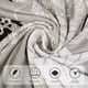 thumbnail image 3 of Funda elástica para banco de comedor SearchI, color marrón, con forma de flor, lavable, 3 of 8