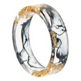 thumbnail image 2 of Creative Resin Ring Chunky Trendy Ring Transparent Stacking Ring Aesthetic Ring, 2 of 4