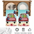 thumbnail image 6 of Puerto Rican Flag Kitchen Towels Set of 4, Vintage Country Truck Flowers Blue Beige Soft Microfiber Dish Towels, Absorbent Washable Dishcloths for Kitchen Cleaning, Drying Dishes, 18x28 Inches, 6 of 9