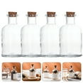thumbnail image 3 of 4pcs Clear Glass Bottle Matches Glass Storage Bottle Sub Bottle Wishing Bottles, 3 of 8