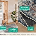 thumbnail image 3 of Bloom Rugs Washable Non-Slip 4x6 Rug - Terracotta / Teal Traditional Oriental Area Rug for Living Room, Bedroom, Dining Room, and Kitchen - Exact size: 4' x 6', 3 of 8