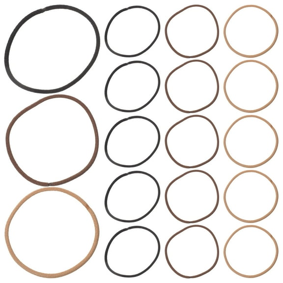 LULULION 100Pcs Bulk Hair Ties Assorted Colors Stretchy Ponytail Holders for Various Hairstyles