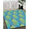 thumbnail image 2 of Ahgly Company Indoor Rectangle Patterned Deep-Sea Green Area Rugs, 5' x 8', 2 of 6