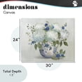 thumbnail image 4 of Stupell Industries Traditional Ivory & Blue Hydrangea Vase Canvas Art, 30 x 24, by Nan, 4 of 8