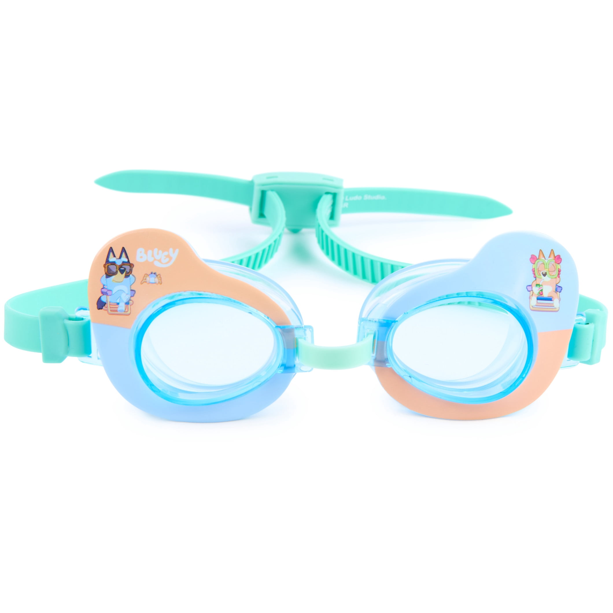 (2 pack) Swimways Bluey Swim Goggles, Bluey Water Toys, Pool Accessories for Kids Aged 3 & Up